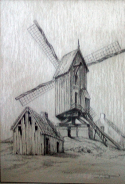 Keizersmolen ,Reet (Houtskool)