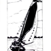 Zeilboot (Chinees inkt)