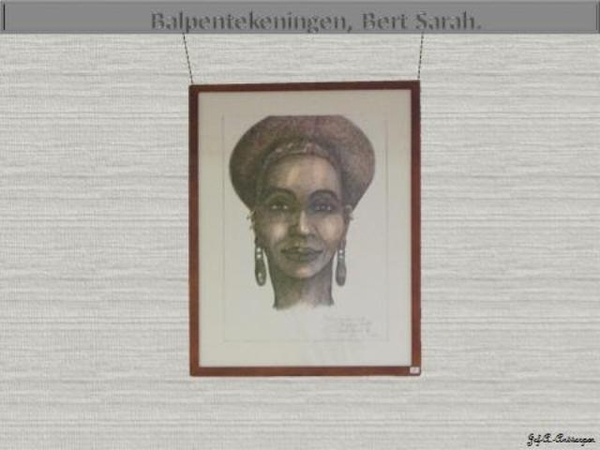 Antwerpen, Jef-A., Balpentekeningen, Bert Sarah