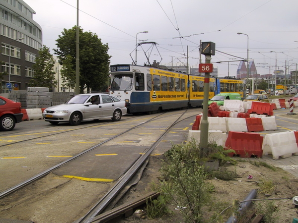 Nieuwe Railsen Rijswijkseplein 27-06-2001