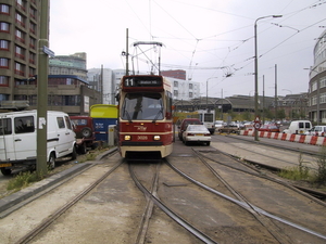 Nieuwe Railsen Rijswijkseplein 27-06-2001