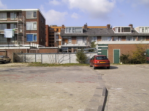 Achterkant Damplein 13-03-2001