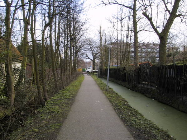 Pad tus Oude Trambaan en Noordsingel 13-03-2001