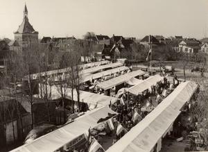1958 Markt op het Damplein