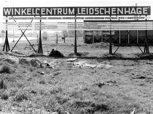 Midden in het weiland