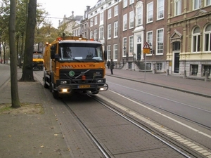 Werkwagen Lange Vijverberg 16-10-2004