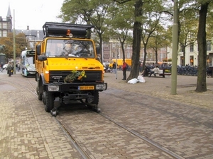 Werkwagen Buitenhof 16-10-2004