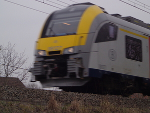 Trein richting Brussel Noord