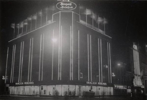 Grote Marktstraat met Haags Modehuis 1948