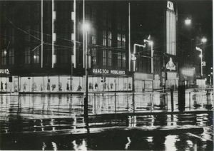 Spui - Grote Marktstraat met Haags Modehuis 1969