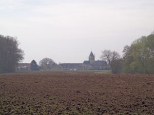 In de verte komt ons beginpunt in zicht