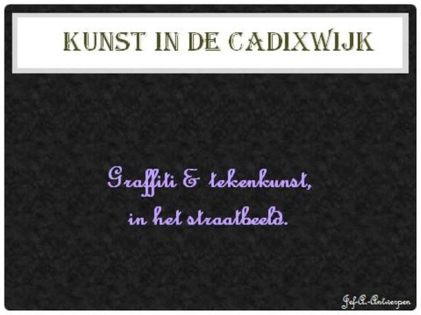 Antwerpen, 't Eilandje, Cadixwijk,