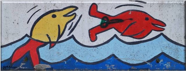 Antwerpen, 't Eilandje, Cadixwijk, Graffiti, Tekenkunst,