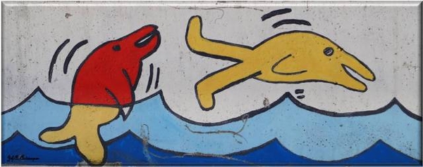 Antwerpen, 't Eilandje, Cadixwijk, Graffiti, Tekenkunst,