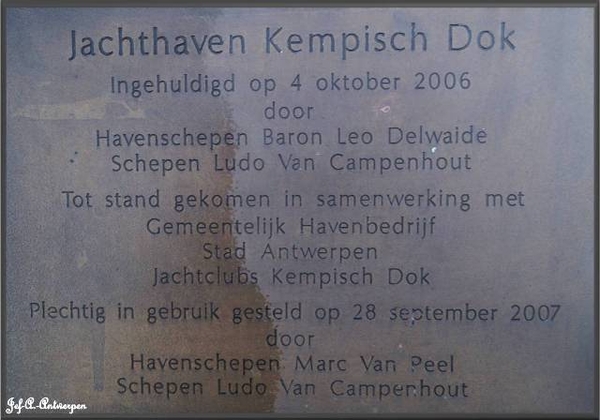Antwerpen, 't Eilandje, Cadixwijk, Gedenkplaat,