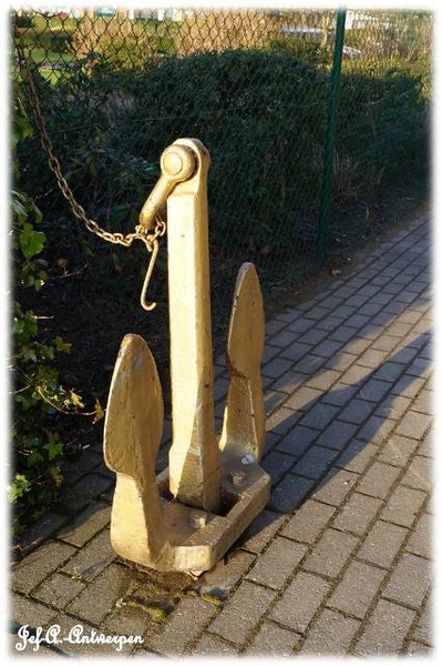 Antwerpen, 't Eilandje, Cadixwijk, Scheepsankers,