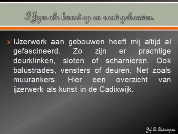 Antwerpen, 't Eilandje, Cadixwijk, Scheepsankers,