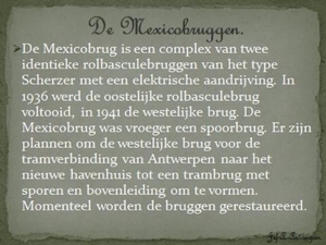 De Mexicobruggen.