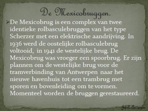 De Mexicobruggen.