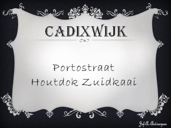 Portostraat – Houtdok Zuidkaai.