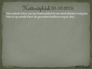 Kattendijkdok 31-10-2015.