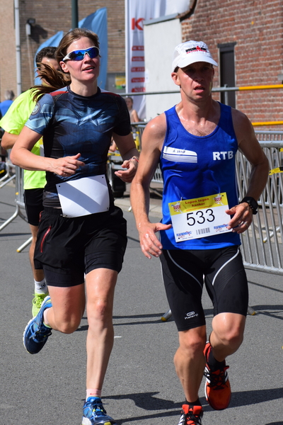 Elke Verleyen won bij de dames de 10km