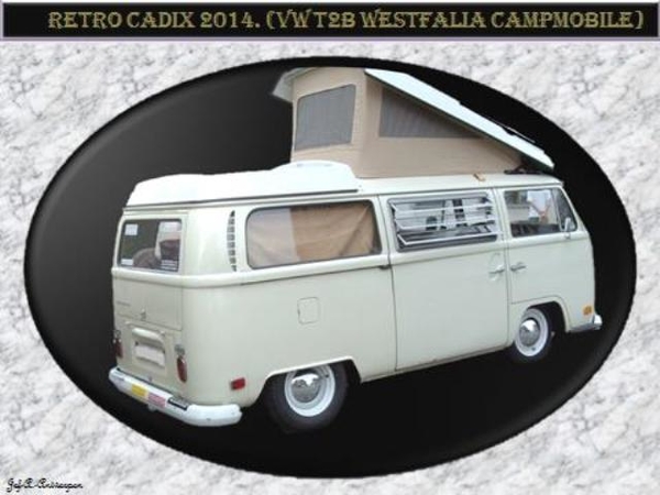 Antwerpen, Old-Timmers,Retro Cadix, VW T2b Westfalia Campmobile