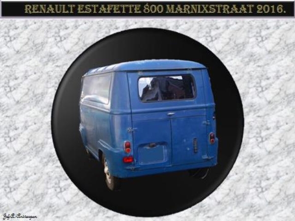 Antwerpen, Old-Timmers, Trucks, Bestelwagens, Renault Estafette 800