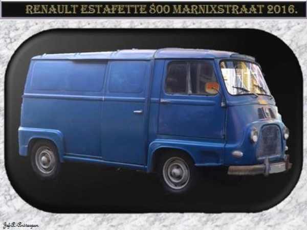 Antwerpen, Old-Timmers, Trucks, Bestelwagens, Renault Estafette 800