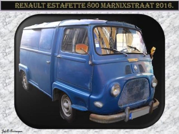 Antwerpen, Old-Timmers, Trucks, Bestelwagens, Renault Estafette 800