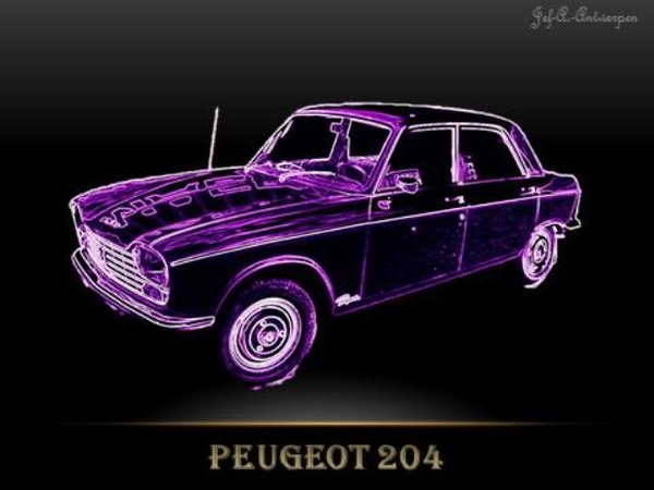 Antwerpen, Old-Timmers, Classic-cars, Peugeot 204