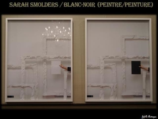 Sarah Smolders - Blanc-Noir (Peintre-Peinture) (2015).