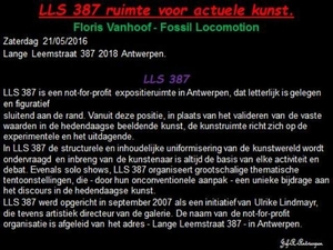 LLS 387 ruimte voor actuele kunst.