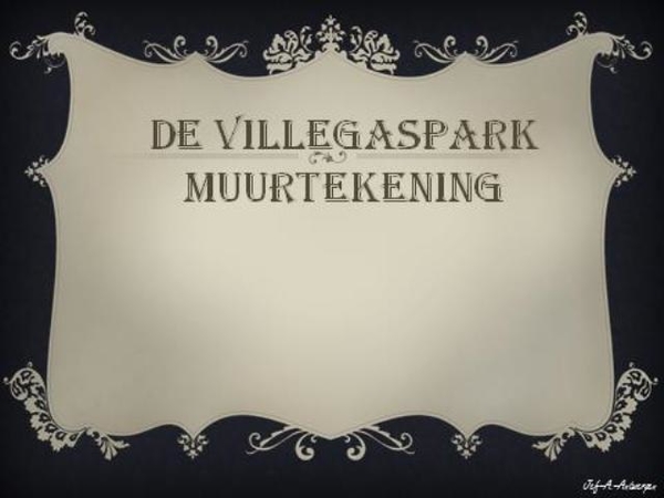 De Villegaspark muurtekening.