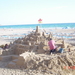23G 7 NOV 08 Zandsculptuur op het strand van Benidorm