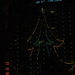 28H 21 DEC 08 Kerstverlichting aan een gevel van Hotel te Benidor