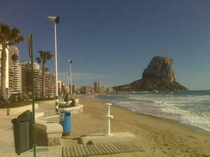 41 7 feb 09 het strand van Calpe