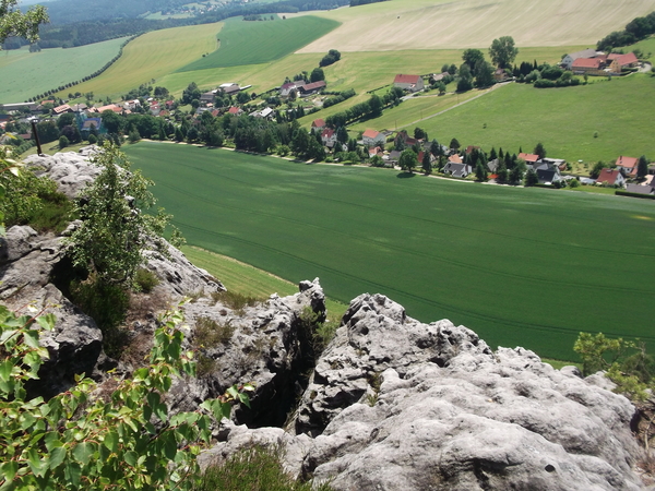 uitzicht  dag 3 van op de Papststein