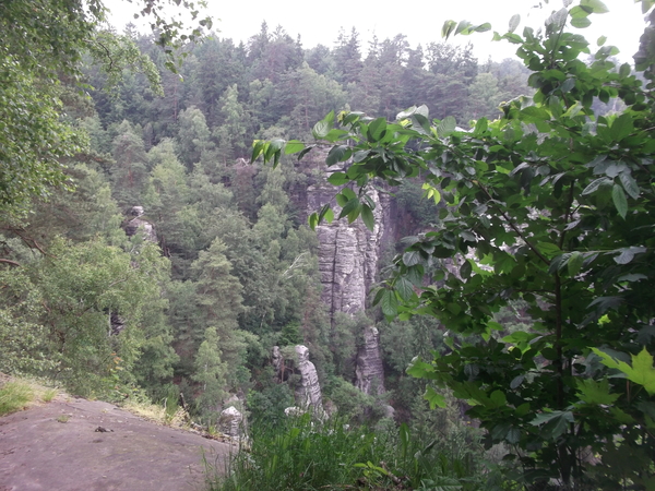 de Bastei  in Duitsland