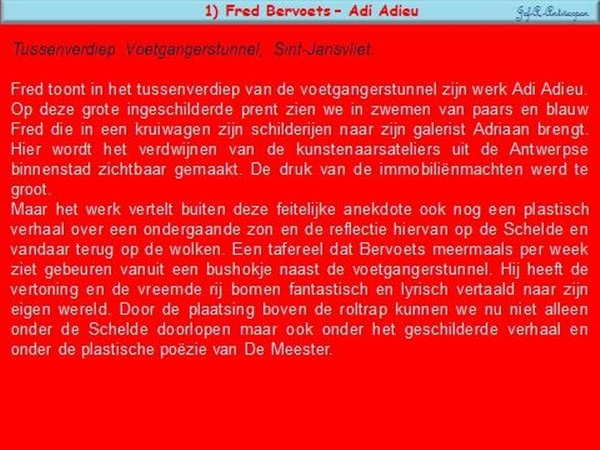 1) Fred Bervoets – Adi Adieu.