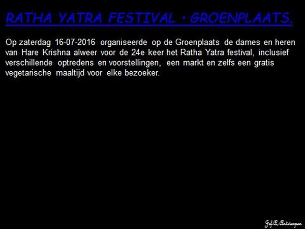 Antwerpen, Groenplaats, Ratha Yatra festival, Hare Krishna