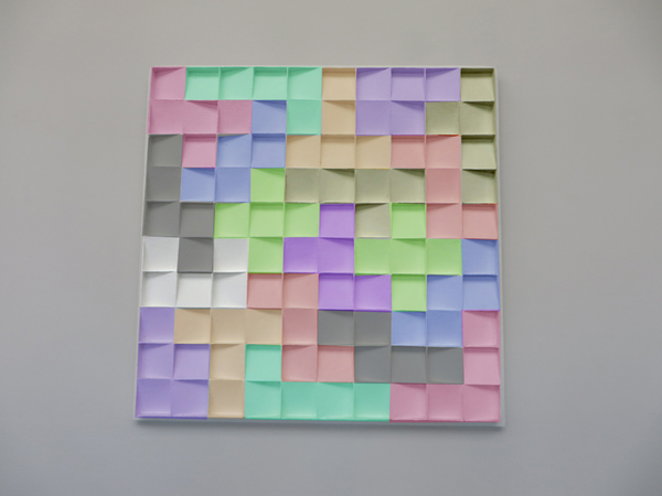 Monochrome witte structuur is bewerkt - Schoonhoven