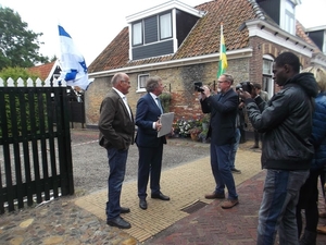 Burgemeester Apotheker en Broer Sikkes (foto Anske Smit)