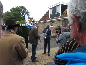 Burgemeester Apotheker aan het woord (foto Anske Smit)