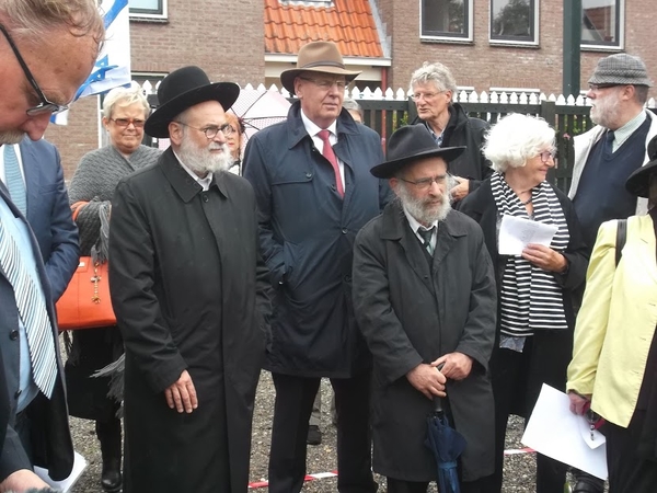 Op locatie waar synagoge stond (foto Anske SmitD