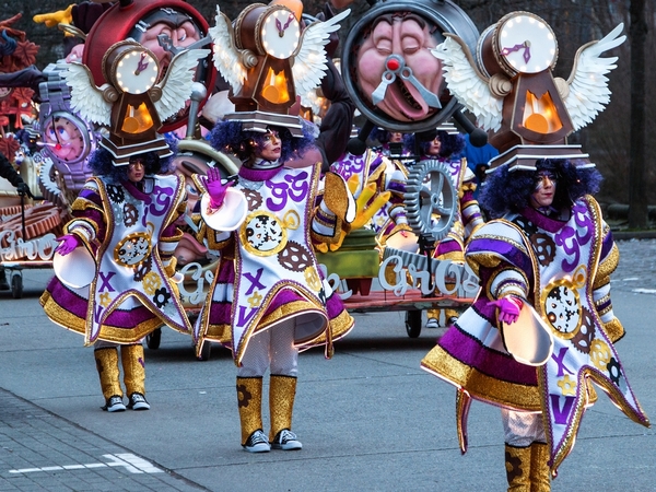 carnaval, Aalst 2016, klok