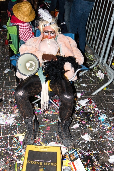 carnaval, Aalst 2016, slapen, slot