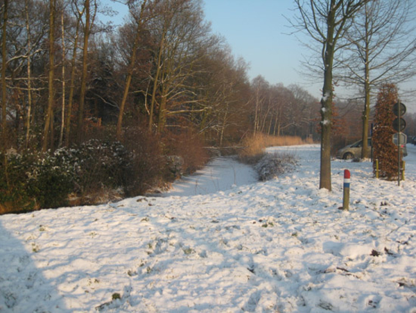 Vordenstein in de sneeuw.