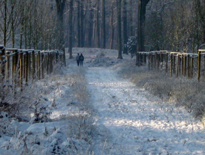 Vordenstein in de sneeuw.