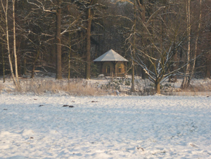 Vordenstein in de sneeuw.